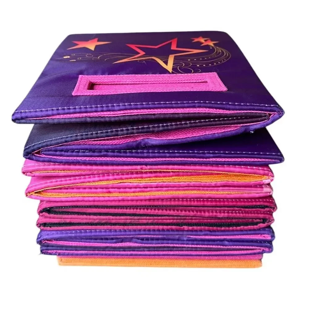Bratz Dolls Foldable Storage Bins Box Containers Purple Pink Handles Set of 4